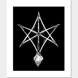 Unicursal Hexagram Posters and Art